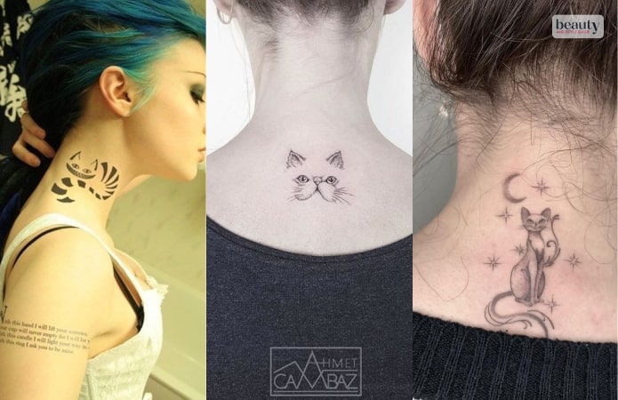 Cat Themed Tattoo