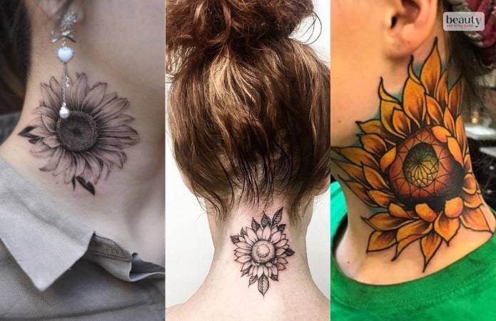 Sunflower Themed Tattoo