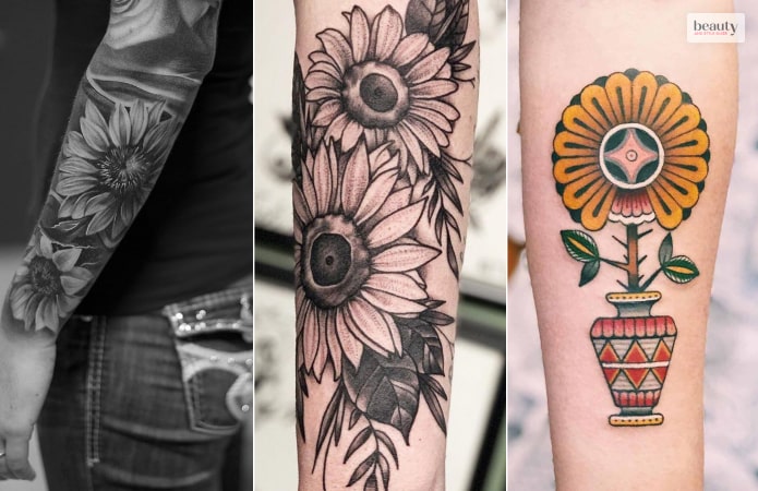 Sunflower Flower Tattoo