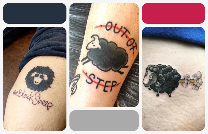 Funny Sheep Tattoos