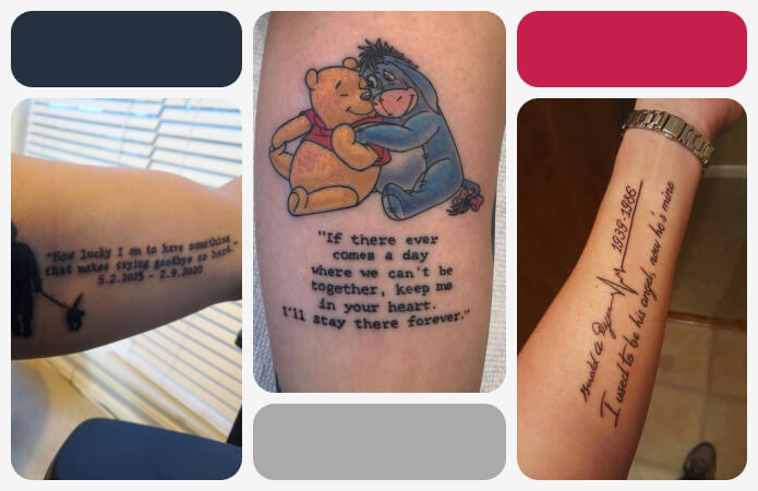 Memorial Best Friend Tattoos