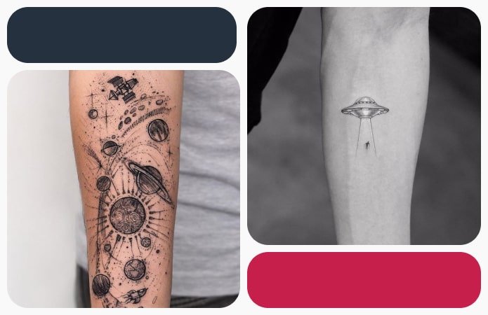 Spaceship Tattoos