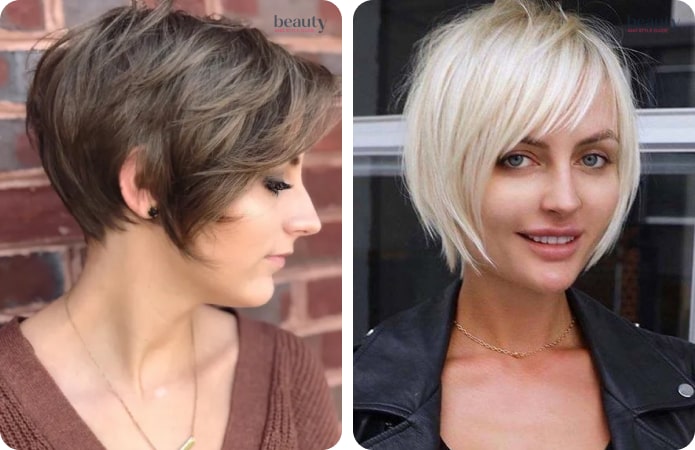 Pixie With Long Side-Swept Bangs