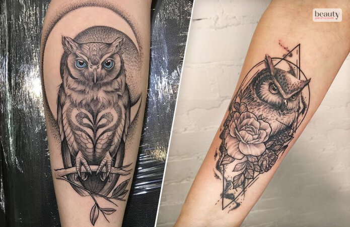 Screech Owl Tattoo