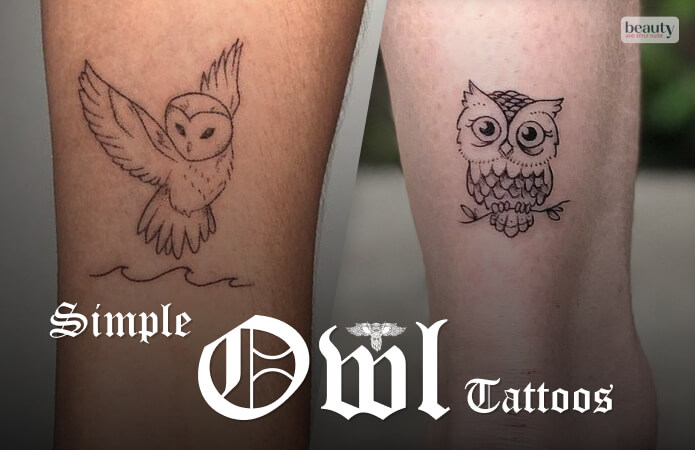 Simple Owl Tattoos