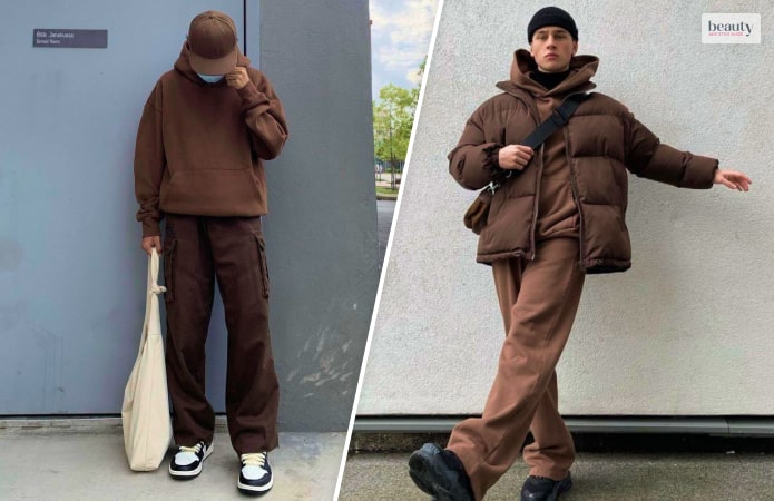 Streetwear Outfits With Brown Pants